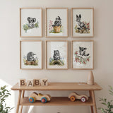 Junior the Kangaroo Kids Nursery Print