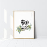 Murphy the Koala Kids Nursery Wall Art Print