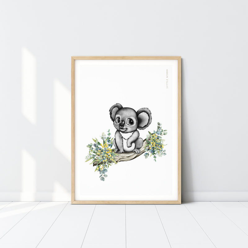Murphy the Koala Kids Nursery Wall Art Print